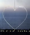 Sirius LED Metall-Leuchtherz Liva Heart big 70cm weiß