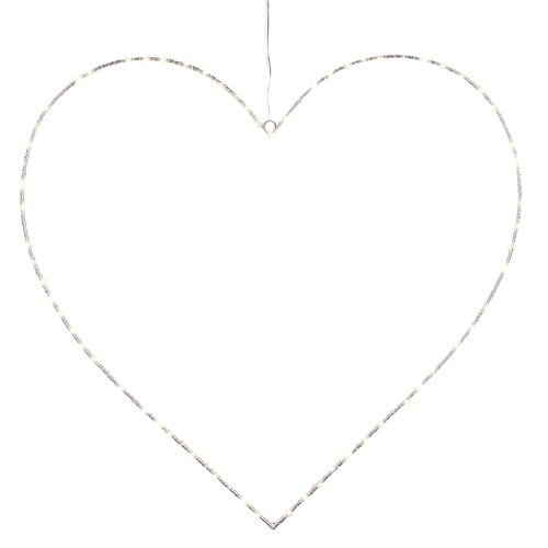 Sirius LED Herz Liva Heart big 80 LED Metall weiß