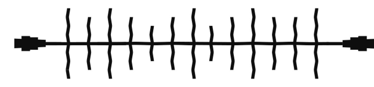 Sirius Tech-Line przedłużacz do lampek klastrowych 120 LED ciepły biały 230V 2m czarny - Thumbnail 2