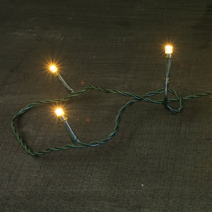 Sirius Lichterkette David 40 LED warmweiß außen 6m grün - Thumbnail 2