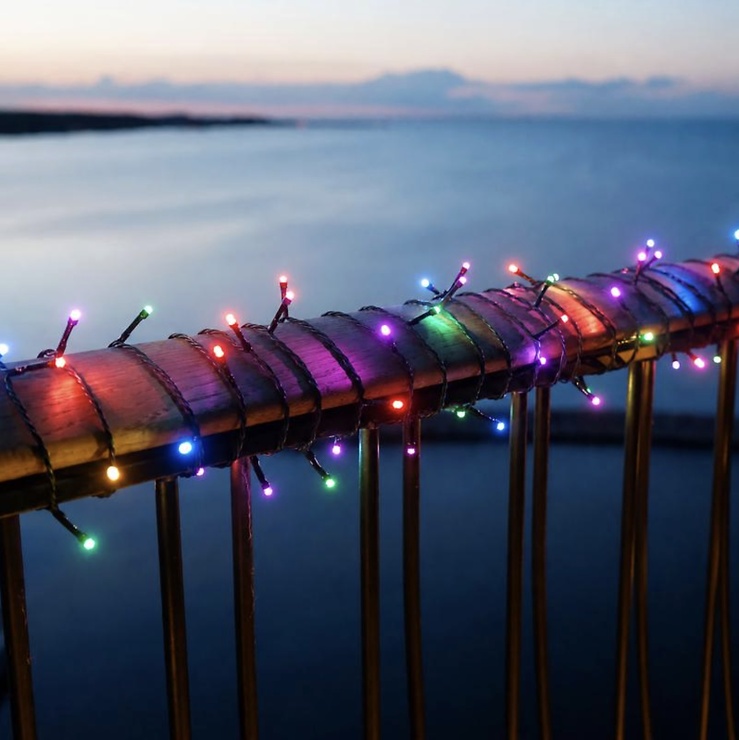 Sirius Easy-Line Connect LED-Lichterkette Start-Set 50 LED Farbwechsel 5 m grün - Thumbnail 2