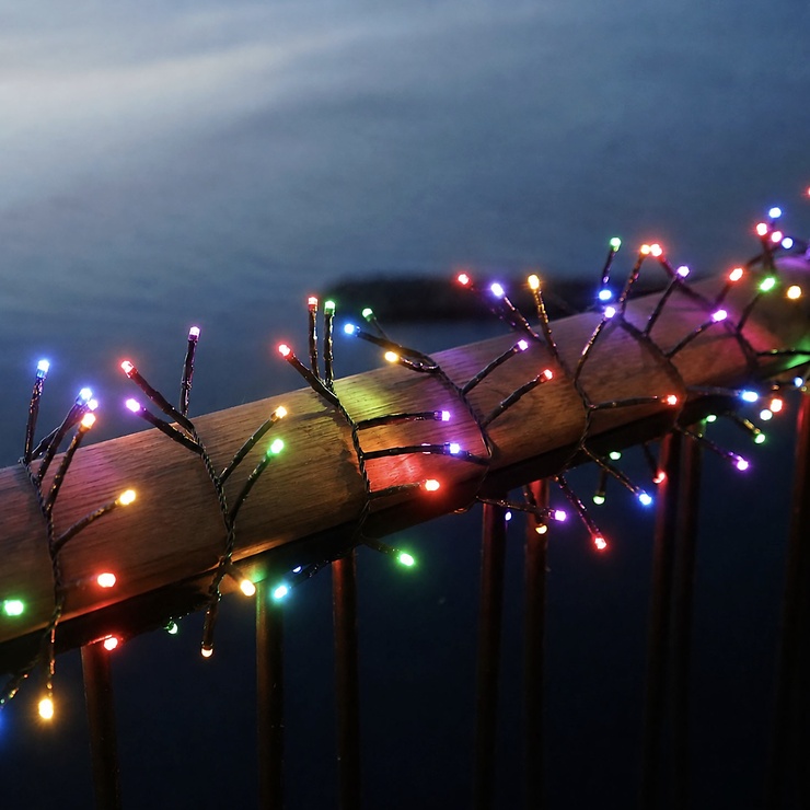 Sirius Easy-Line Connect LED-Lichterkette Cluster Erweiterung 200 LED Farbwechsel 3 m grün - Thumbnail 2