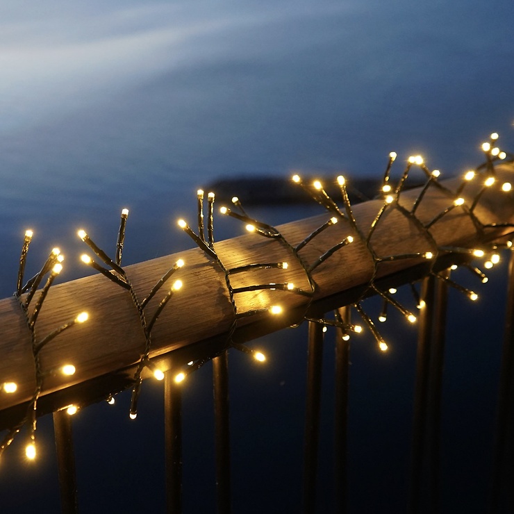 Sirius Easy-Line Connect LED-Lichterkette Cluster Erweiterung 200 LED Farbwechsel 3 m grün - Thumbnail 1