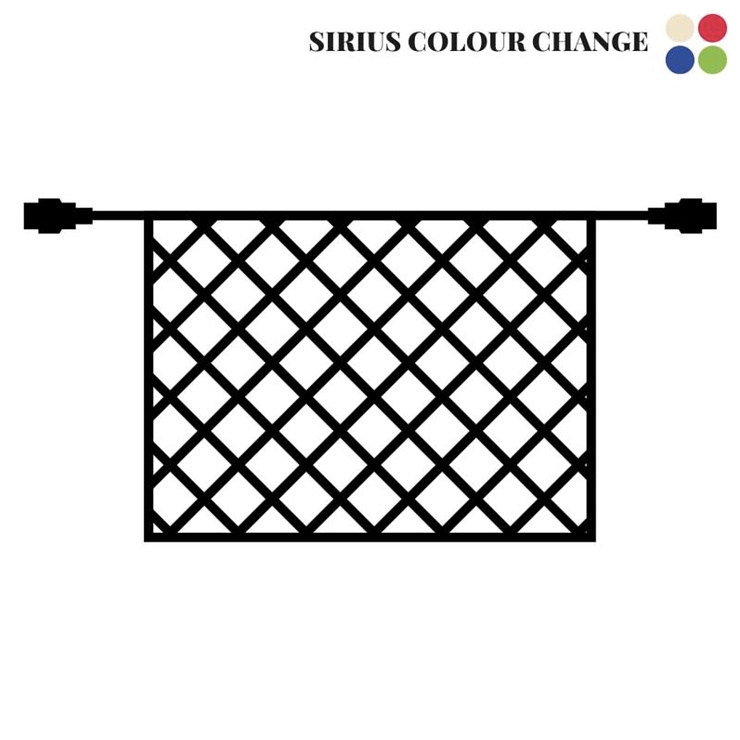 Sirius Easy-Line Connect LED Lichternetz Erweiterung 100 LED Farbwechsel 1,5 x 1,5 m grün - Thumbnail 3
