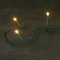 Chaîne lumineuse Sirius David 60 LED clignotante fonctionne à l'extérieur 9,1m vert - Thumbnail 2