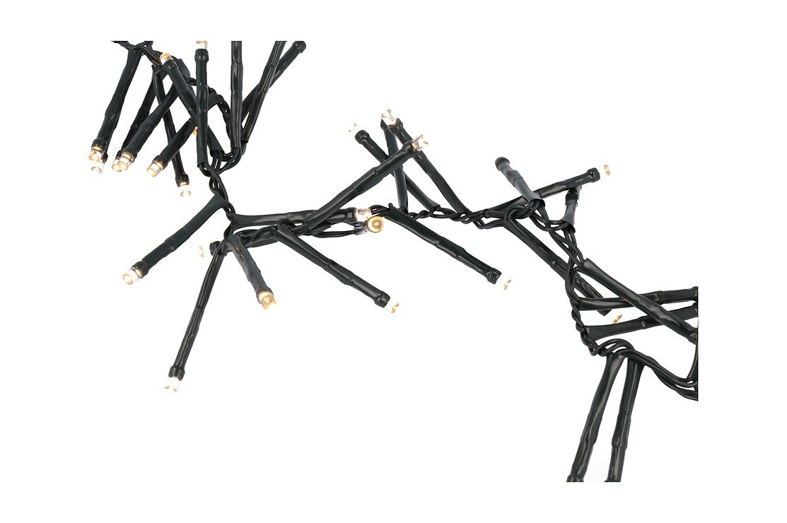 Sirius light chain David Cluster 40 LED warm white outside 50cm green - Thumbnail 4