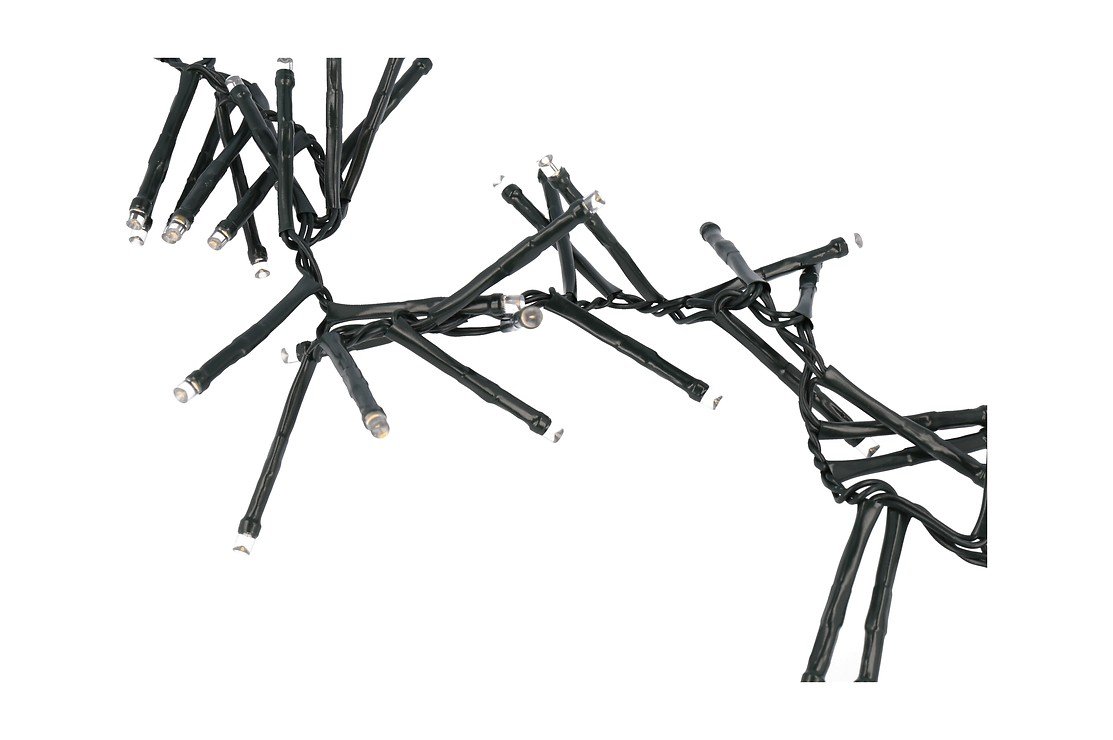 Sirius light chain David Cluster 40 LED warm white outside 50cm green - Thumbnail 5