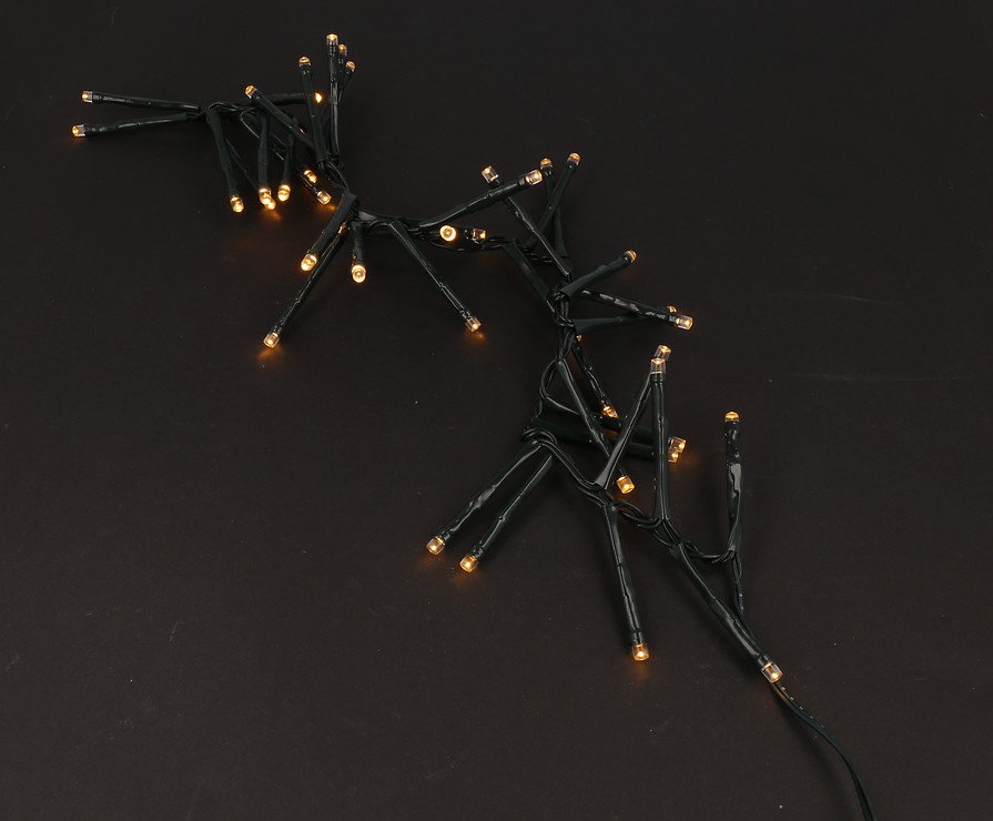 Sirius light chain David Cluster 40 LED warm white outside 50cm green - Thumbnail 6