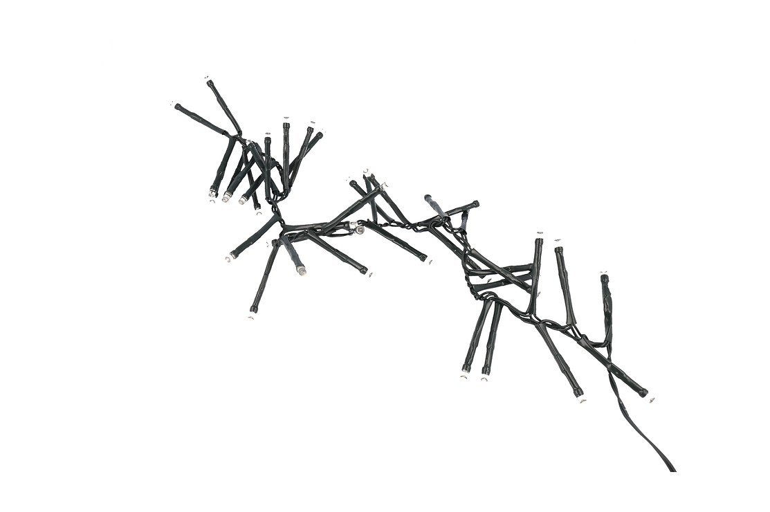 Sirius light chain David Cluster 40 LED warm white outside 50cm green - Thumbnail 3