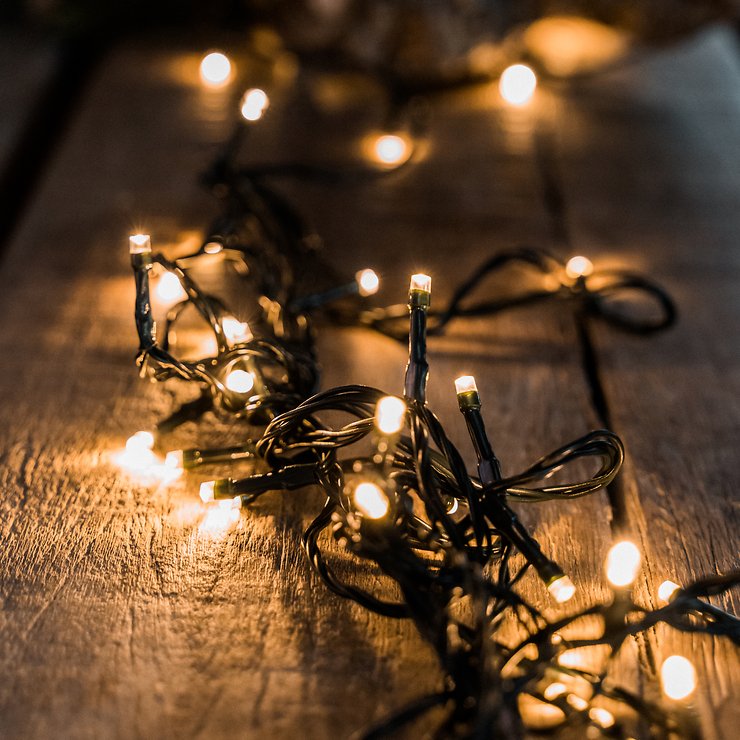 Sirius Top-Line System Lichterkette Cluster Erweiterung 300 LED warmweiß außen 4,5 m schwarz - Thumbnail 2