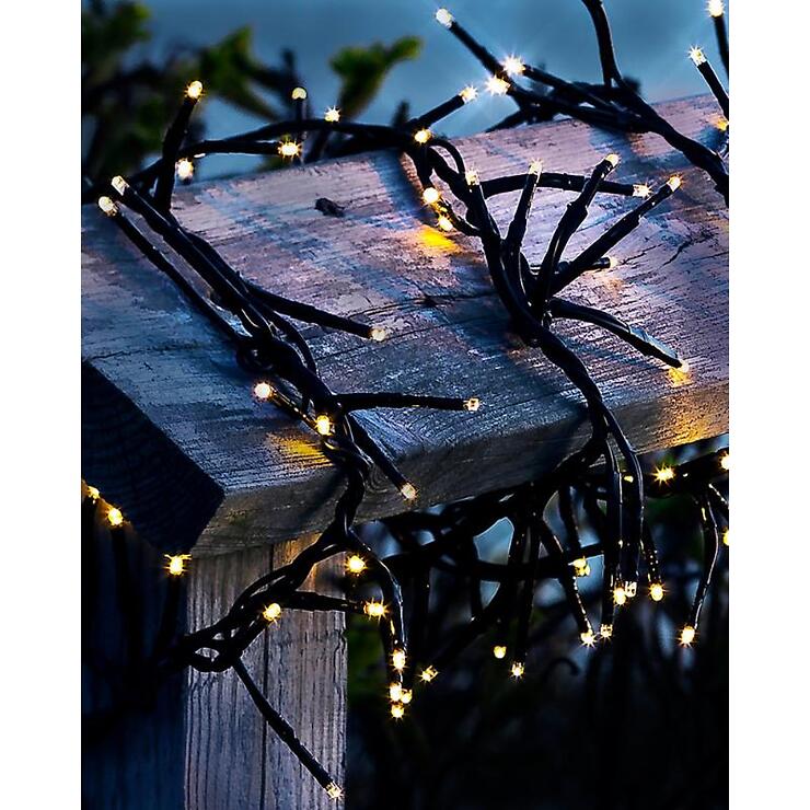 Sirius Top-Line System Lichterkette Cluster Erweiterung 300 LED warmweiß außen 4,5 m schwarz - Thumbnail 1