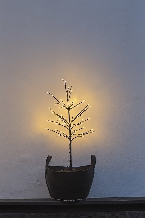 Sirius LED Baum Noah 80 LED warmweiß 110cm braun außen kaufen