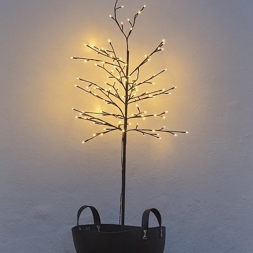 Sirius LED Baum Noah 160 LED warmweiß 150cm braun außen