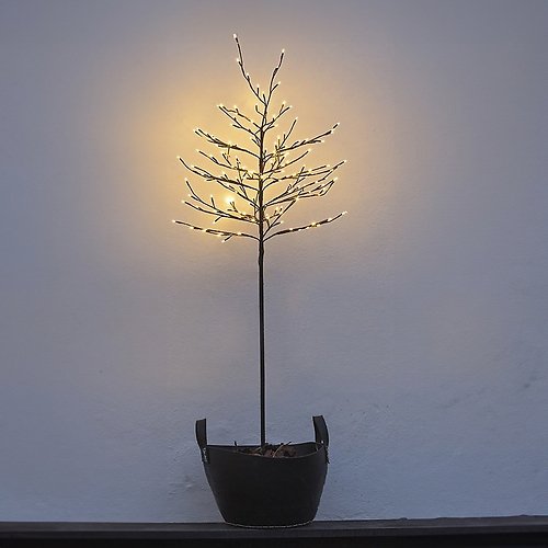 Sirius LED Tree Noah 280 LED blanc chaud extérieur 180 cm marron