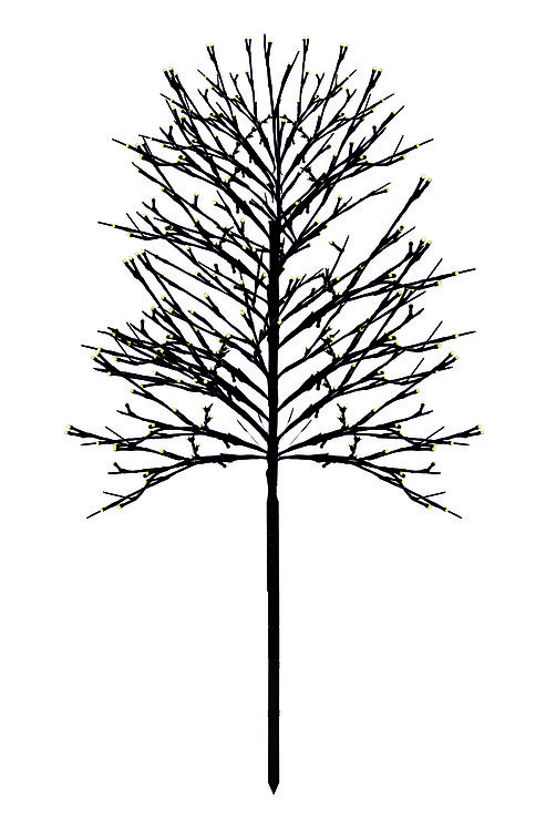 Sirius LED Baum Noah 480 LED warmweiß außen 220 cm schwarz - Pic 1