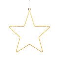 Sirius LED Stella luminosa Liva Star piccola 30 cm a batteria in metallo oro - Thumbnail 1