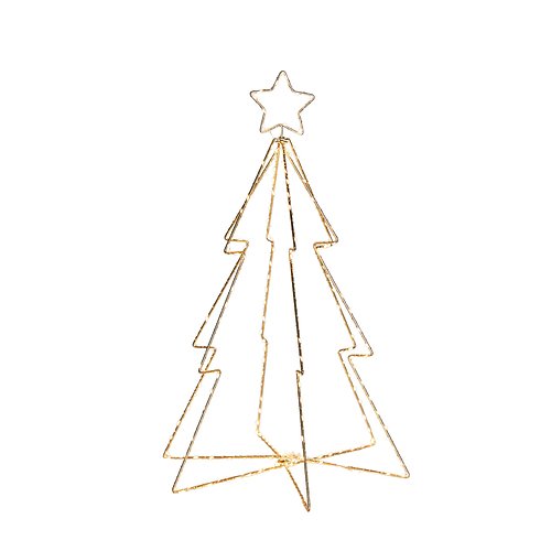 Sirius Leuchtbaum Esther Tree 165 LED warmweiß 45 cm gold