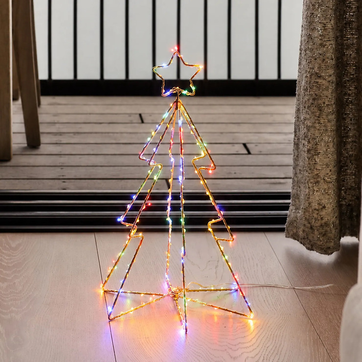 Albero LED Sirius Esther – 225 LED bianco caldo, 60 cm, per esterni, dorato - Bild 2 Albero LED Sirius Esther – 225 LED bianco caldo, 60 cm, per esterni, dorato - Bild 2