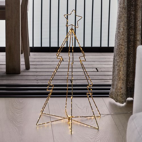Sirius LED-Leuchtbaum Esther Tree 225 LED warmweiß 60 cm gold