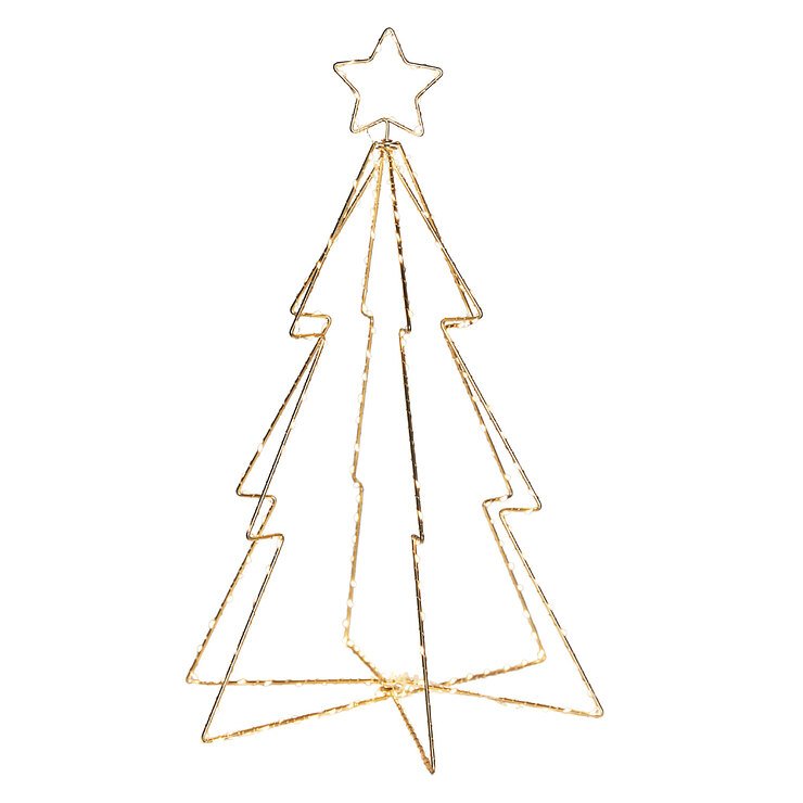 Sirius LED albero luminoso Esther Tree 225 LED bianco caldo 60 cm oro - Thumbnail 2