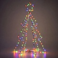 Albero LED Sirius Esther – 160 LED bianco caldo, 45 cm, per esterni, dorato - Thumbnail 5