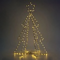 Albero LED Sirius Esther – 160 LED bianco caldo, 45 cm, per esterni, dorato - Thumbnail 4