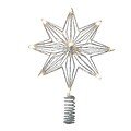 Sirius Weihnachtsbaumspitze Chloe 10 LED warmweiß batteriebetrieben silber - Thumbnail 1