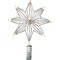 Sirius albero di Natale topper Chloe 10 LED bianco caldo a batteria argento