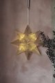 Sirius LED Leuchtstern Lene Metal Star small 33cm batteriebetrieben gold - Thumbnail 1