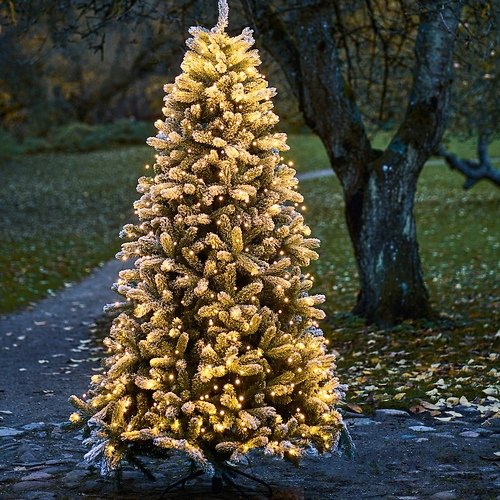 Sirius LED Рождественская елка Антон Дерево 234 LED теплый белый открытый 1.8 м зеленый снежный