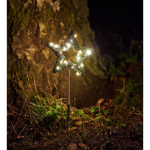 Sirius Leuchtstern Garden Star small 24 LED außen Batterie 16cm grün