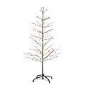 Árbol LED Sirio Árbol Isaac 228 LED blanco cálido exterior 160 cm marrón nevado - Thumbnail 1