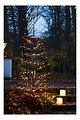 Sirius LED Tree Isaac Tree 348 LED bianco caldo all'aperto 210 cm marrone nevoso - Thumbnail 2
