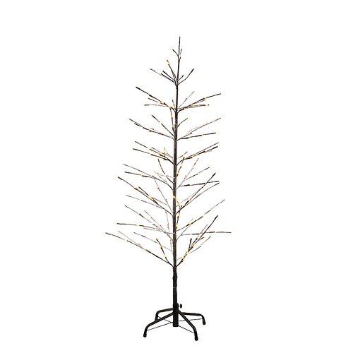 Sirius LED Baum Isaac Tree beschneit 348 LED warmweiß 210cm braun außen