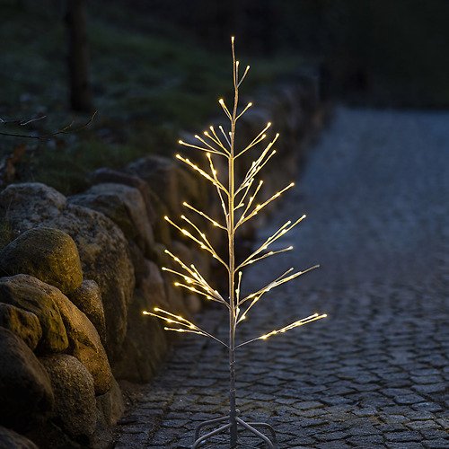 Sirius LED Tree Isaac Tree 110 LED warm white 120cm white outdoor