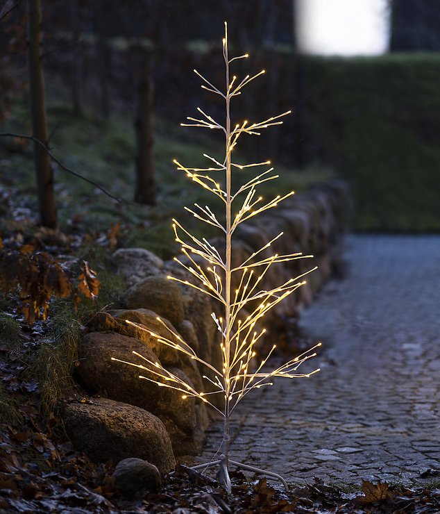 Sirius LED Tree Isaac Tree 228 LED warm white 160cm white outdoor - Thumbnail 1