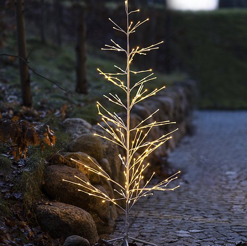 Sirius LED Baum Isaac Tree 228 LED warmweiß 160cm weiß
