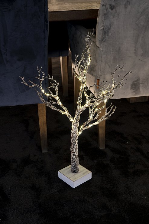 Lichterbaum mit Timer 1,2m, 100 LEDs warmweiß, für innen und außen