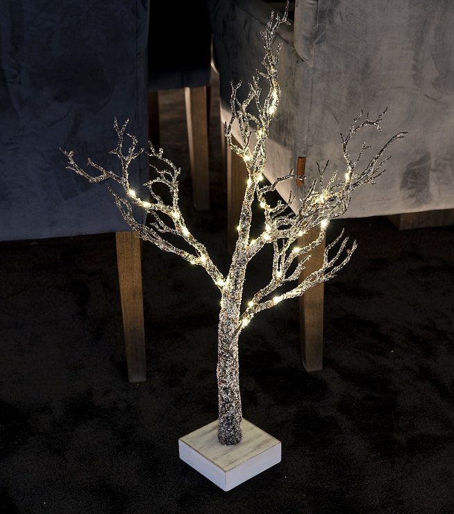 Sirius LED Tree Tora Tree 40 LED bateria 60cm brązowy - Thumbnail 2