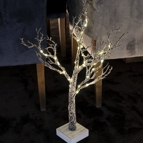 Sirius LED Tree Tora Tree 40 LED bateria 60cm brązowy