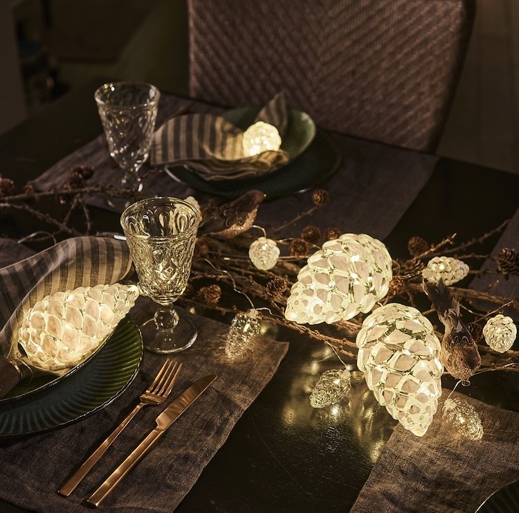 Pendente di luce Sirius Cono Celina Cono in vetro 10 LED all'interno 8 cm bianco - Thumbnail 3