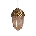 Sirius light pendant Celina Agern glass acorn 5 LED 13cm golden brown 