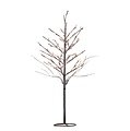 Sirius LED Baum Alex Tree beschneit 160 LED warmweiß 120 cm braun