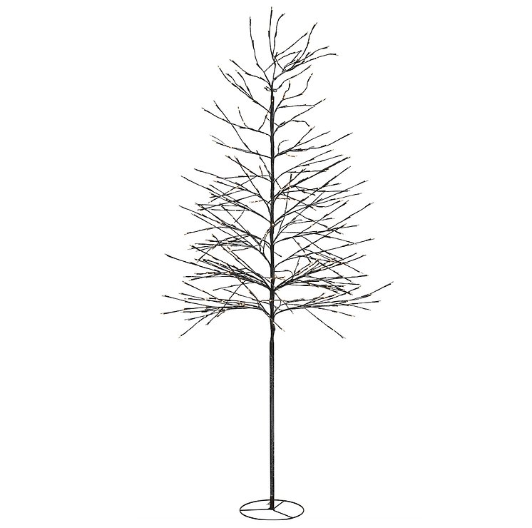 Sirius LED Baum Alex Tree beschneit 480 LED warmweiß 210 cm braun - Thumbnail 1