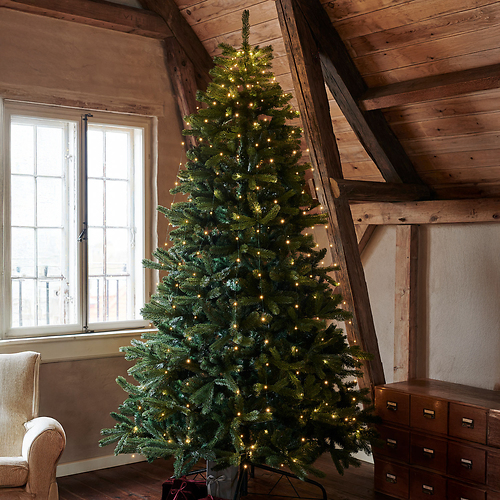 Sirius LED Weihnachtsbaum Anni Tree 312 LED warmweiß außen 2,4 m grün