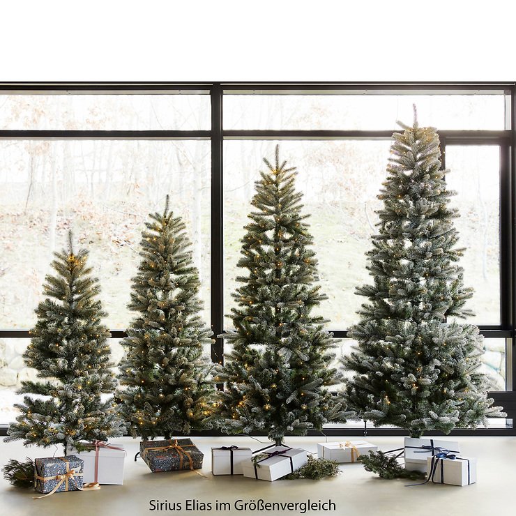 Sirius LED Arbre Elias enneigé 195 LED blanc chaud 1,5 cm extérieur  - Thumbnail 3