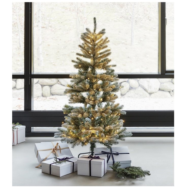 Sirius LED Arbre Elias enneigé 195 LED blanc chaud 1,5 cm extérieur  - Thumbnail 1