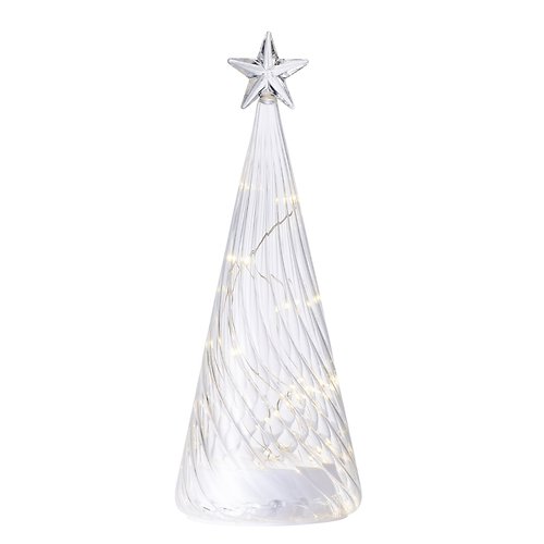 Sirius Light Tree Wave Tree 15 LED 26 cm Cristal Transparente
