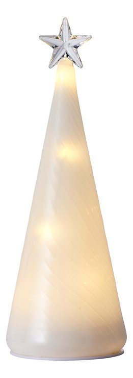 Sirius Leuchtbaum Heaven Tree 10 LED 22 cm Glas weiss - Thumbnail 2