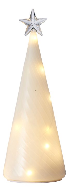 Sirius Leuchtbaum Heaven Tree 15 LED 26 cm Glas weiss - Thumbnail 1